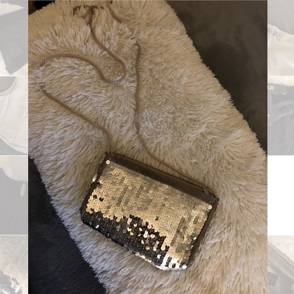 Dolce by Pierre sequin cross body bag